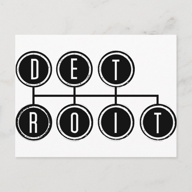 Detroit Shifter Postcard (Front)