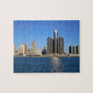 Detroit skyline 2 jigsaw puzzle