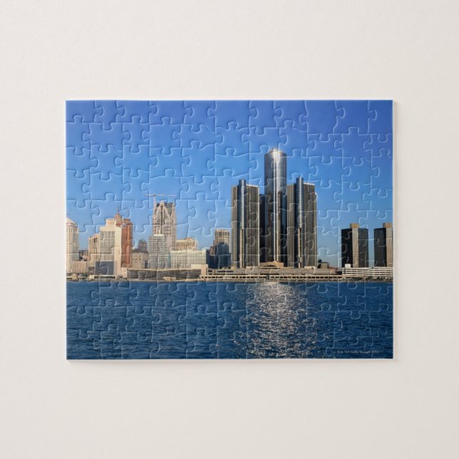 Detroit skyline 2 jigsaw puzzle (Horizontal)