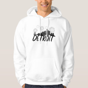 Detroit Skyline City Hoodie
