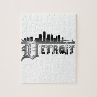 Detroit Skyline Jigsaw Puzzle