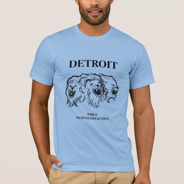 Detroit - smile with satisfaction T-Shirt (Front)