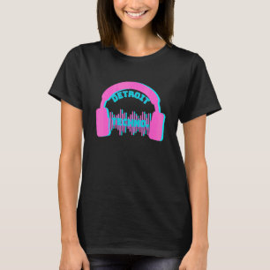 Detroit Techno Headphones Edm Music Festival Rave T-Shirt