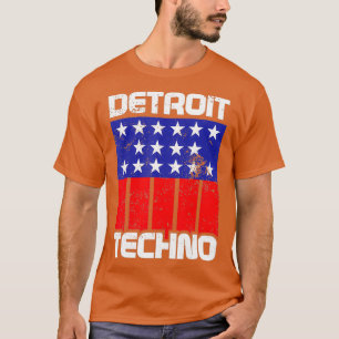 Detroit Techno House Music Festival Dance Style T-Shirt