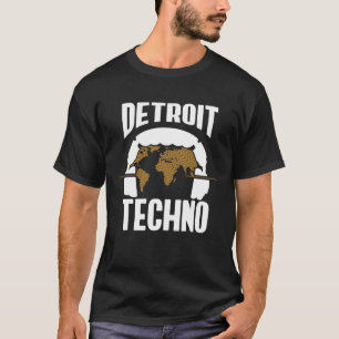 Detroit Techno House Music Festival Synthpop EDM D T-Shirt