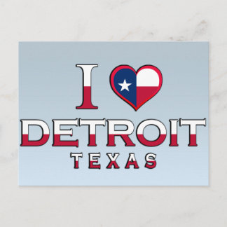 Detroit, Texas Postcard