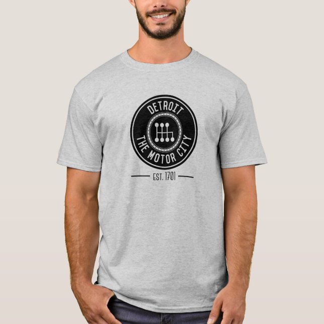 Detroit, The Motor City Tshirt (Front)
