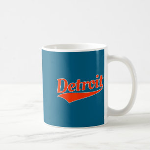 Detroit - throwback design - classic Detroit - thr Coffee Mug