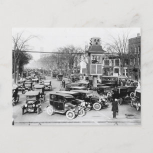 Detroit Traffic Congestion Postcard