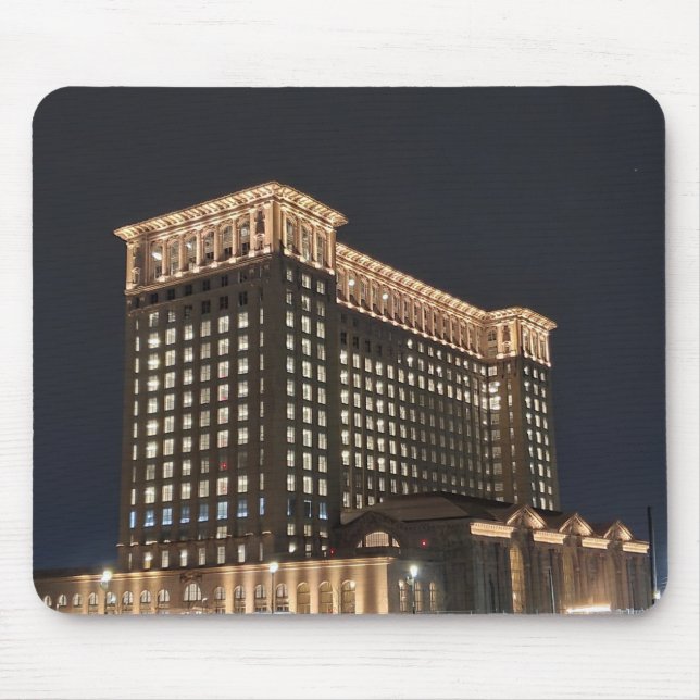 Detroit Train Station Mouse Mat (Front)