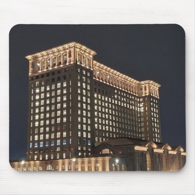 Detroit Train Station Mouse Mat (Front)