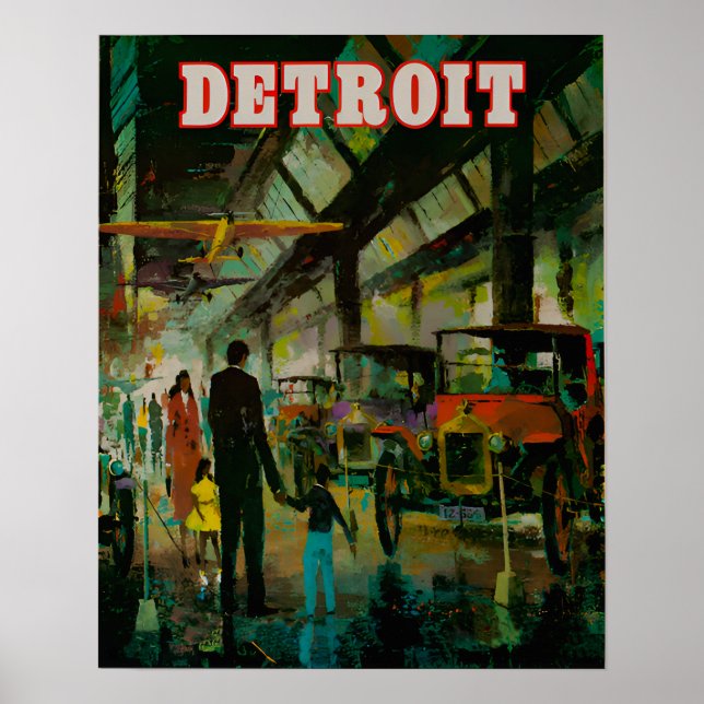Detroit Travel Poster (Front)