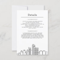 Detroit Wedding | Guest Details