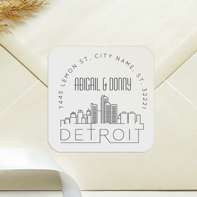 Detroit Wedding | Pre-Addressed Envelope Seal (Creator Uploaded)