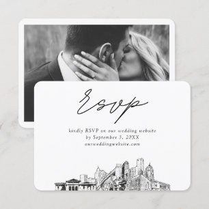 Detroit Wedding RSVP Enclosure Card