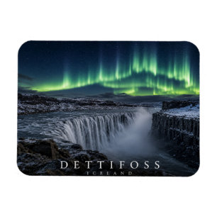 Dettifoss Northern Lights Magnet