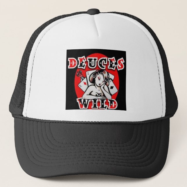 Deuces Wild Trucker Hat (Front)