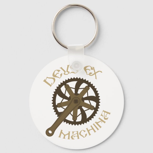 Deus ex machina key ring (Front)