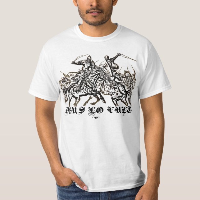 Deus Lo Vult - God wants it T-Shirt (Front)