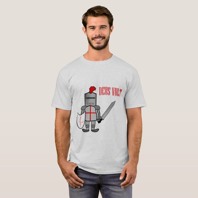 Deus Vult T-Shirt (Front Full)