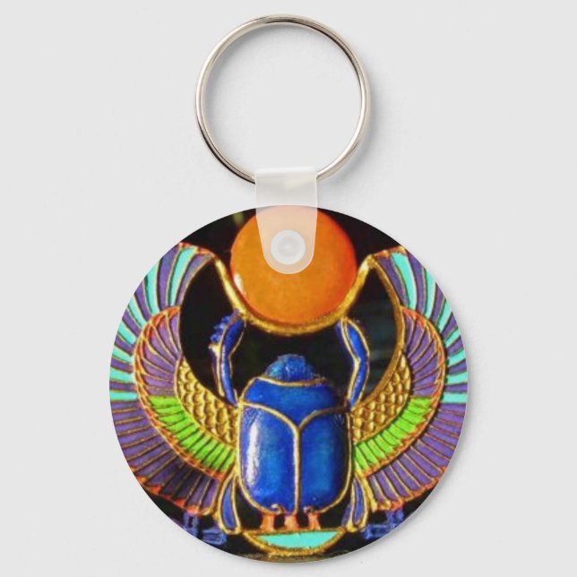 deuses egipcios escaravelho key ring (Front)
