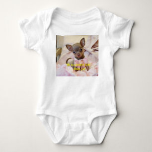 Deut. Scripture Chihuahuas Baby Bodysuit