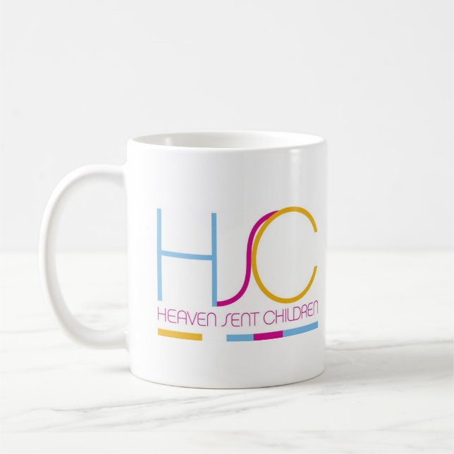 Deuteronomy 10:18 coffee mug (Left)