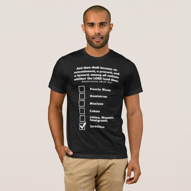 Deuteronomy 28:37 T-shirt (Front Full)