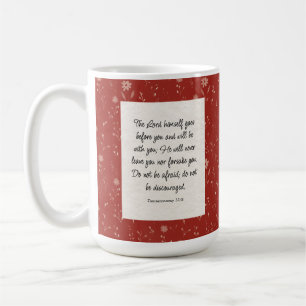 Deuteronomy 31:8 Bible Verse Image  Coffee Mug