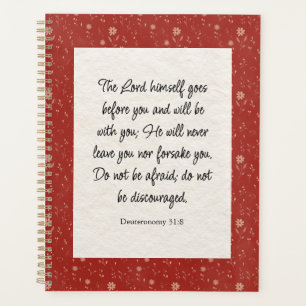 Deuteronomy 31:8 Bible Verse Image  Planner