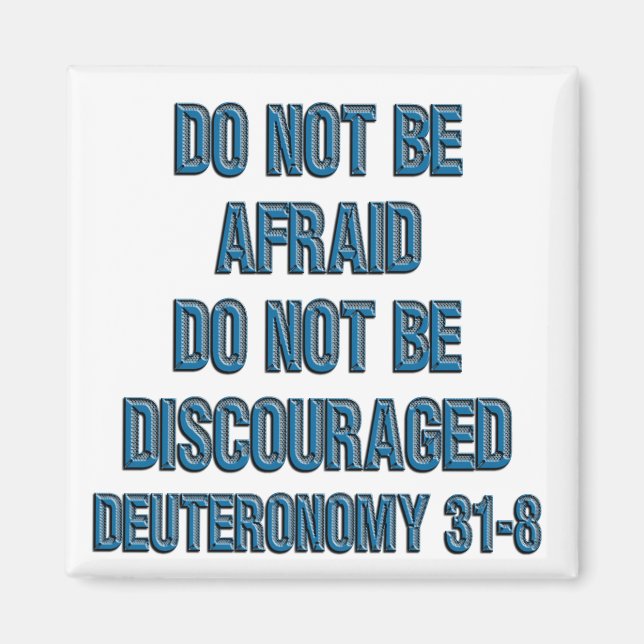 Deuteronomy 31:8 magnet (Front)