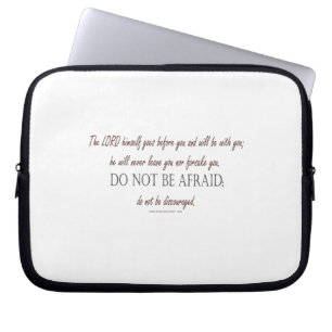 Deuteronomy 31:8 The Lord Goes Before You Laptop Sleeve