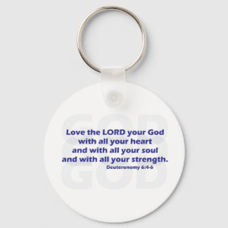 Deuteronomy 6:4-6 key ring