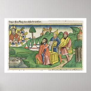 Deuteronomy: Frontispiece in which God makes the L Poster