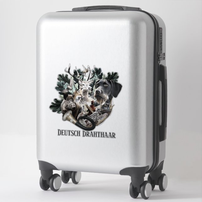 Deutsch Drahthaar  (Suitcase)