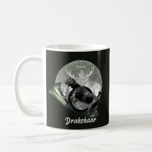 Deutsch Drahthaar  Coffee Mug (Left)