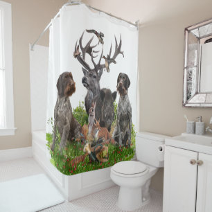 Deutsch Drahthaar(GWP) Shower Curtain