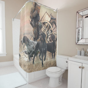 Deutsch Drahthaar(GWP) Shower Curtain