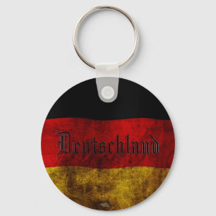 Deutsch Flagge - Vintage... Key Ring