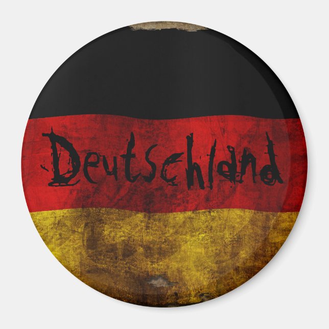 Deutsch Flagge - Vintage... Magnet (Front)