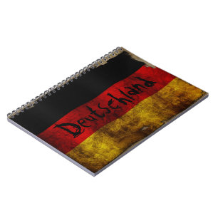 Deutsch Flagge - Vintage... Notebook
