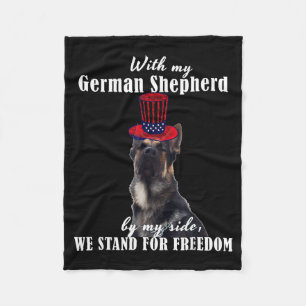 Deutsch Funny American German Dogs Quotes Germany Fleece Blanket