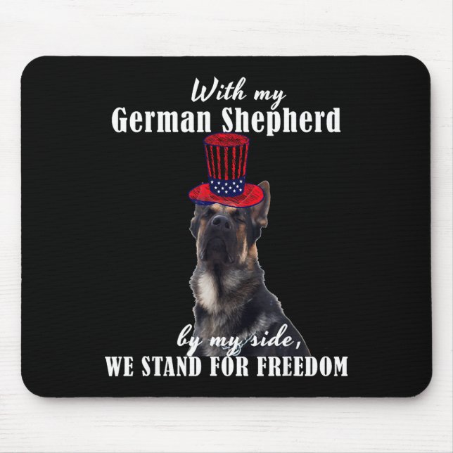 Deutsch Funny American German Dogs Quotes Germany  Mouse Mat (Front)