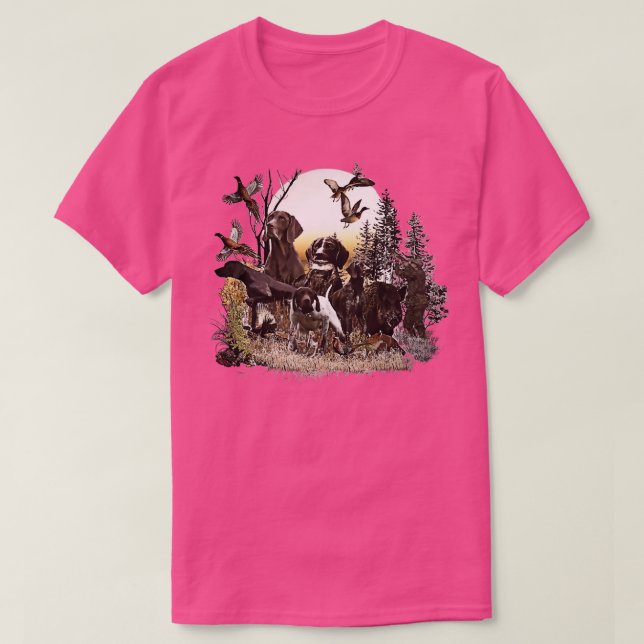 Deutsch Kurzhaar T-Shirt (Design Front)