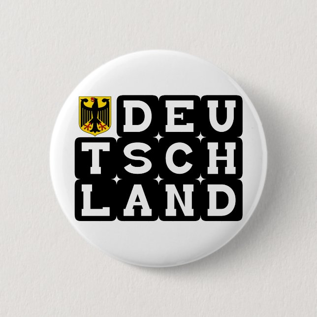 Deutschand Original designs! 6 Cm Round Badge (Front)