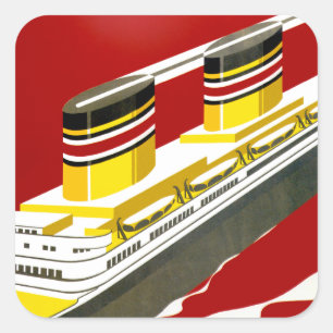 Deutsche Afrika Square Sticker