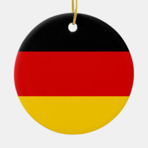 Deutsche Bundesflagge Ceramic Tree Decoration