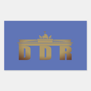 Deutsche Demokratische Republik Rectangular Sticker