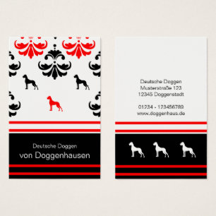 Deutsche Dogge rot schwarz