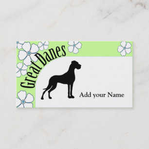Deutsche Dogge Visitenkarte Business Card